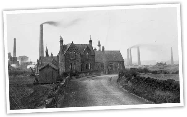 This photograph of what was then known as Barnsley Road shows Carlton Board School and School House. It was here that a makeshift mortuary was made after the tragedy at Wharncliffe Woodmoor colliery where the bodies of the 58 victims were taken.