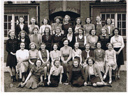 Form 3a of the Wombwell Girls' Secondary Modern school, circa 1950 - Courtesy of Mrs Margaret Storey (née Sanderson)